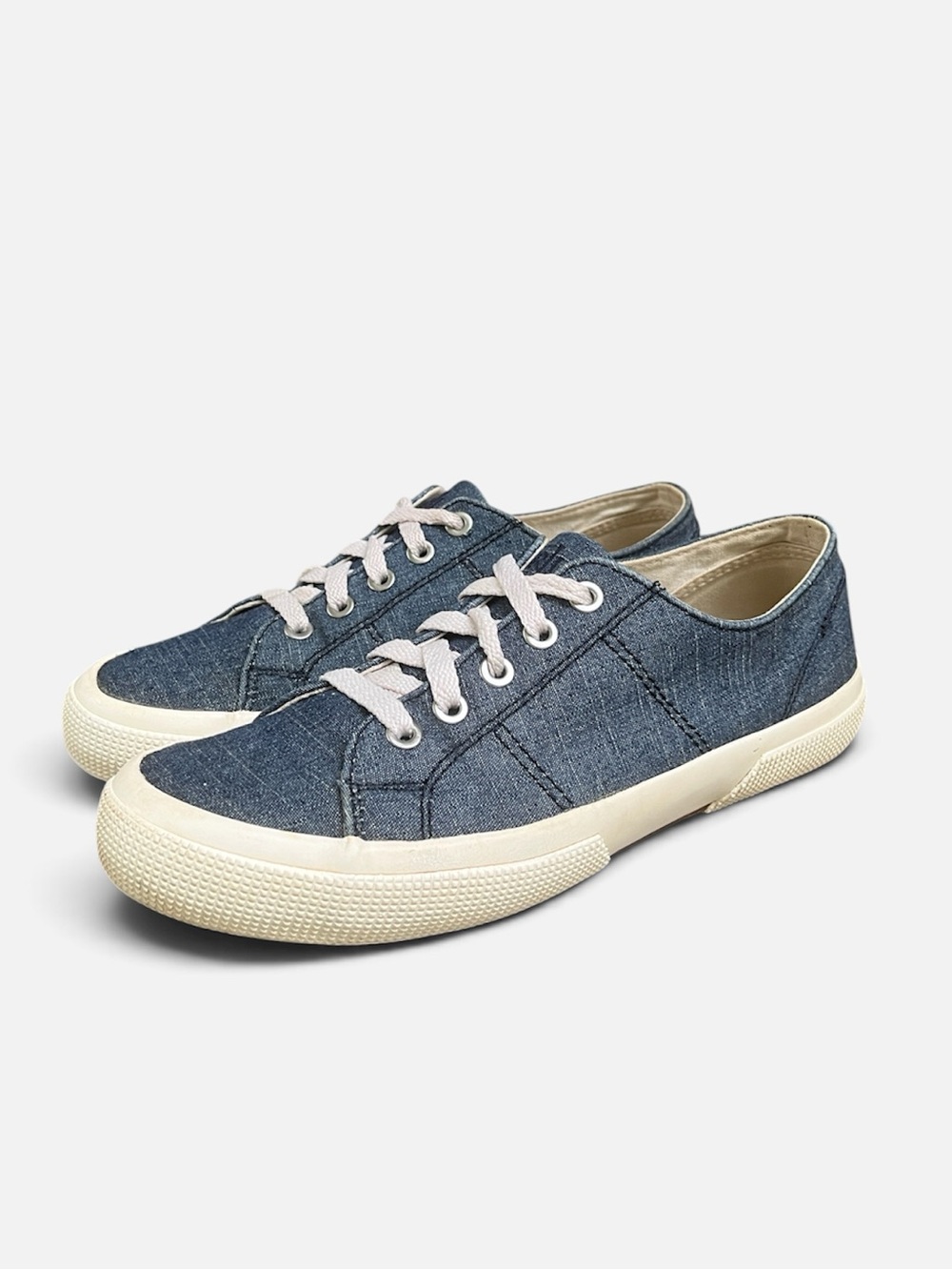 Lauren Ralph Lauren Jolie Chambray Lace-up Sneaker Women’s Size 8